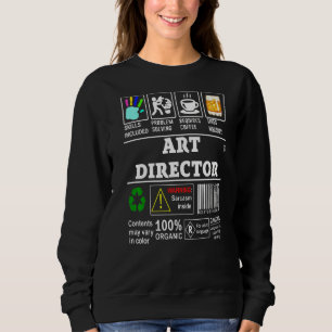Sudadera Las habilidades del director artístico incluyeron 