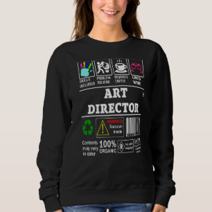 Sudadera Las habilidades del director artístico incluyeron 