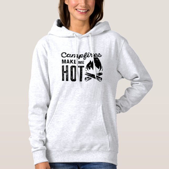 Sudadera Las hogueras me hacen calor (Anverso)