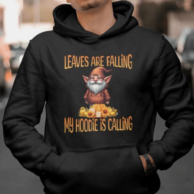 Sudadera Las hojas se están cayendo, mi casa llama a Gnome (Subido por el creador)