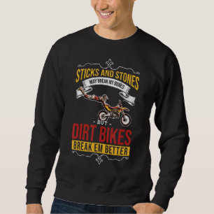 Sudadera Las Huellas Y Las Piedras Pueden Romper Mis Huesos