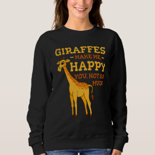 Sudadera Las jirafas me hacen feliz recuerdo de Safari en Á