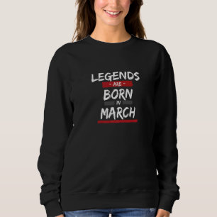 Sudadera Las Leyendas Nacen En La Celebración Del Mes De Na