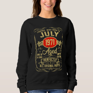 Sudadera Las Leyendas Nacieron En Julio De 1971 51er Cumple