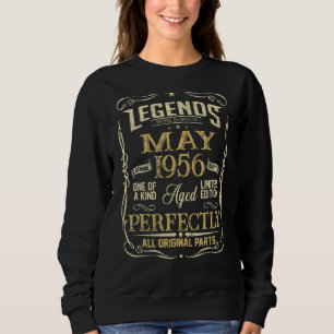 Sudadera Las Leyendas Nacieron En Mayo De 1956 66º Cumpleañ