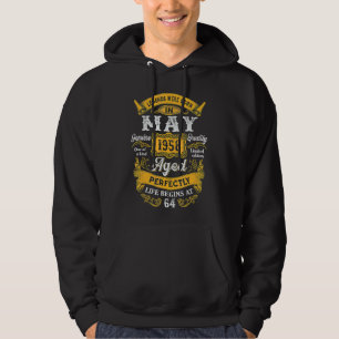 Sudadera Las Leyendas Nacieron En Mayo De 1958 64º Bebé Cua
