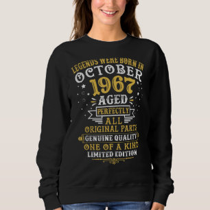Sudadera Las Leyendas Nacieron En Octubre De 1967 55 Años D