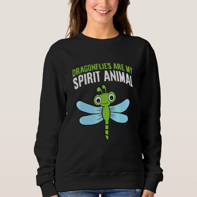 Sudadera Las libélulas son mi animal espiritual  Libélula (Anverso)
