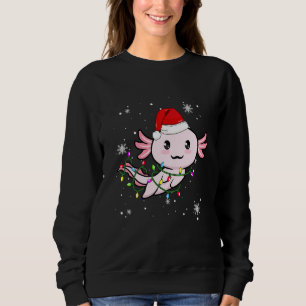 Sudadera Las Luces De Los Navidades De Axolotl Llevaron A L