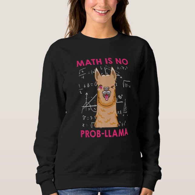 Sudadera Las matemáticas no son un problema para el profeso (Anverso)