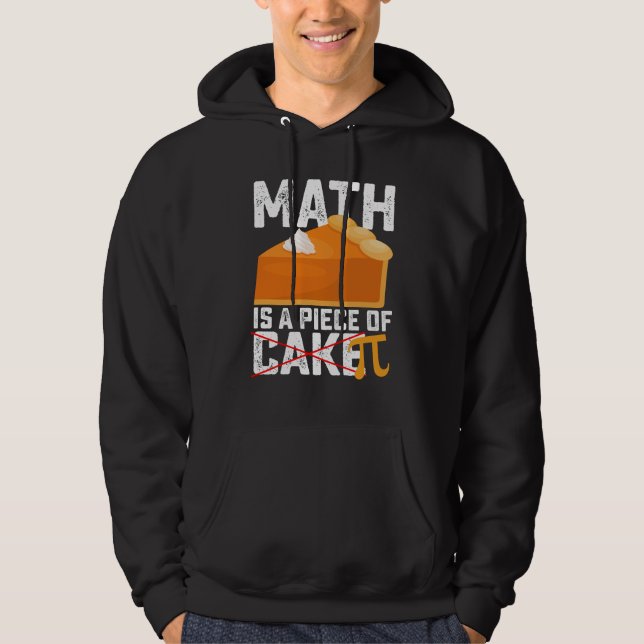 Sudadera Las Matemáticas Son Un Trozo De Pastel Día Pi Dive (Anverso)
