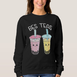 Sudadera Las Mejores Amigas Burbuja De Boba Lindo Mejores A