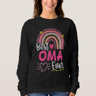 Sudadera Las mejores mujeres de Omán jamás leopardo arcoiri