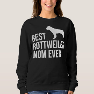 Sudadera Las mejores mujeres rottweiler Chicas de mamá