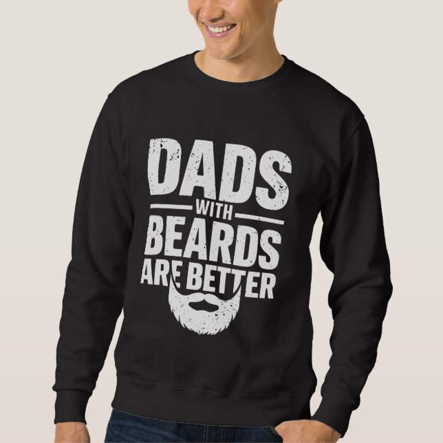 Sudadera Las mochilas con barba son más graciosas para el D (Anverso)