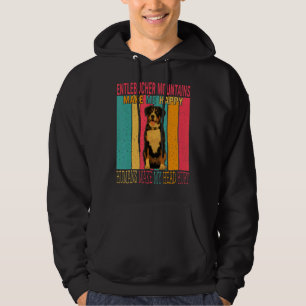 Sudadera Las montañas Entlebucher hacen que los humanos fel