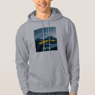Sudadera Las montañas están llamando, y debo irme.