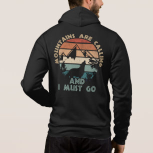 Sudadera Las montañas están llamando y debo irme