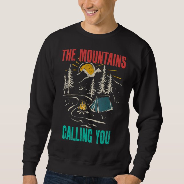 Sudadera Las Montañas Que Te Llaman Y Debo Ir (Anverso)