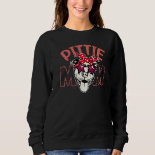 Sudadera Las mujeres adorables dueños de perros Pitbull Mam