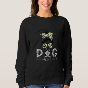Sudadera Las mujeres Alaskan Klee Kai se ponen un poco ocup
