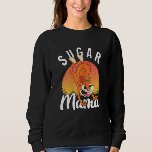 Sudadera Las Mujeres Azúcar Mamá Volando Ardilla Madre Bosq