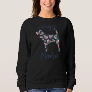 Sudadera Las Mujeres Beagle Mama Perro Mamá Para Las Mujere