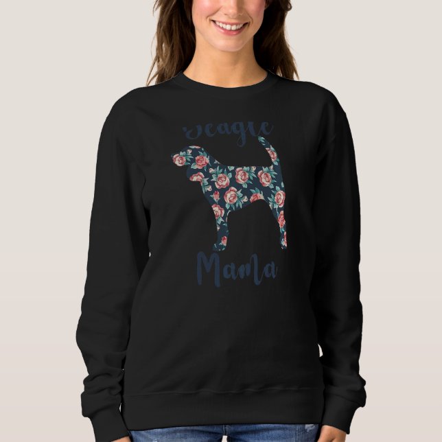 Sudadera Las Mujeres Beagle Mama Perro Mamá Para Las Mujere (Anverso)