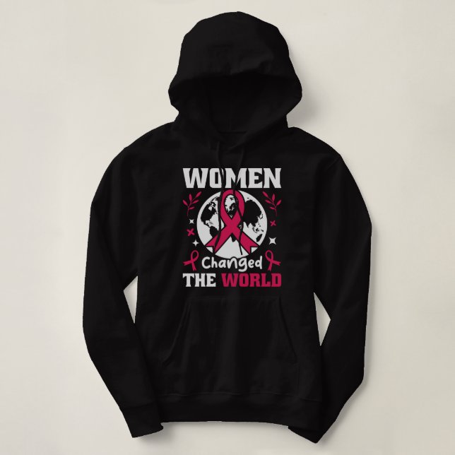 Sudadera Las Mujeres Cambiaron El Mundo Feminista (Diseño del anverso)