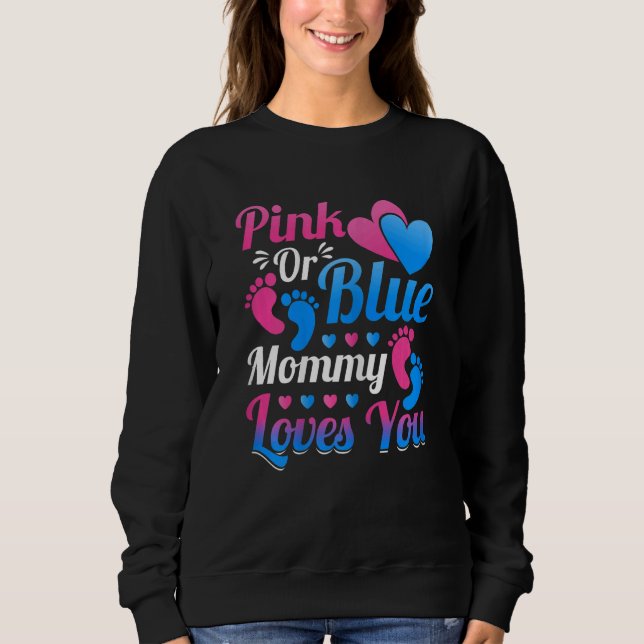 Sudadera Las Mujeres De Mami Rosa O Azul Te Ama Mami Para S (Anverso)