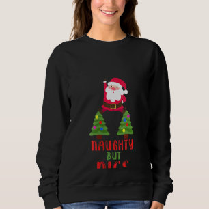Sudadera Las mujeres de Santa Claus Feliz Árbol de Navidad