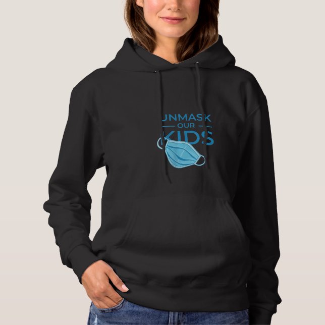 Sudadera Las mujeres desenmascaran a nuestros hijos (Anverso)