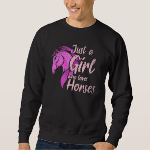 Sudadera Las mujeres ecuestres de los animales son sólo una