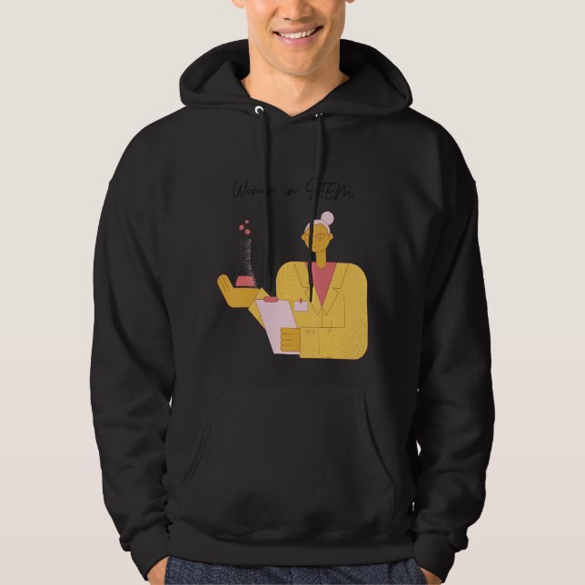 Sudadera Las Mujeres En La Vestimenta Científica Para El Fe (Anverso)