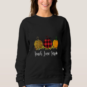 Sudadera Las mujeres enseñan amores inspiran calabazas de v
