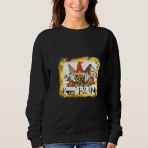 Sudadera Las mujeres felices otoño y todos leopardo calabaz