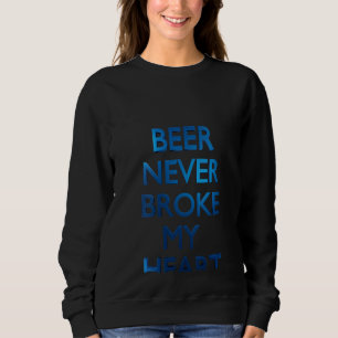 Sudadera Las mujeres hombres: cerveza retro divertida nunca
