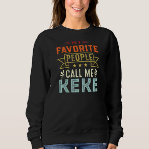 Sudadera Las mujeres mis favoritas me llaman Keke Retro Mot