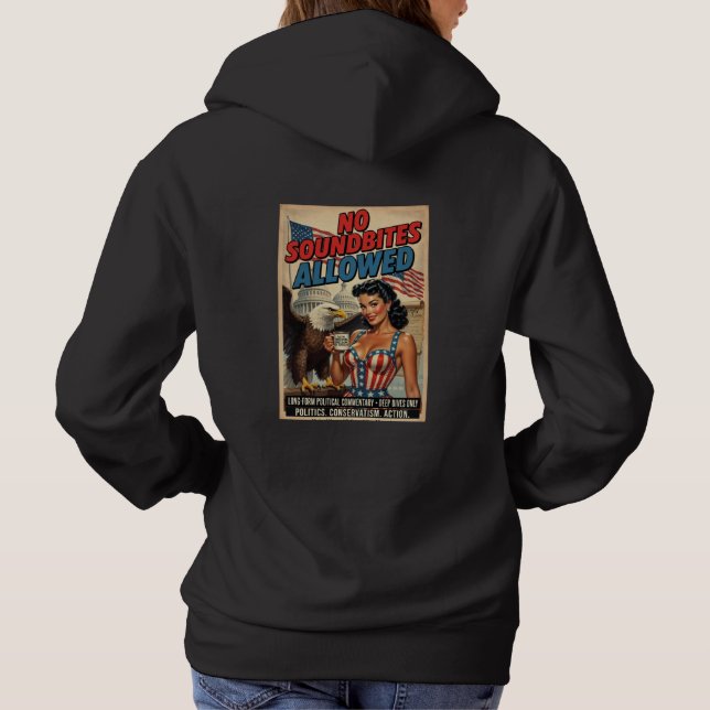 Sudadera Las mujeres no se contendrán (Reverso)