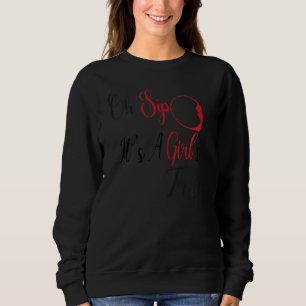 Sudadera Las mujeres Oh Sip es un viaje de Chica a juego