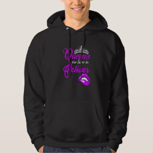 Sudadera Las Mujeres Queens Nacen En Octubre Zodiac Scorpio
