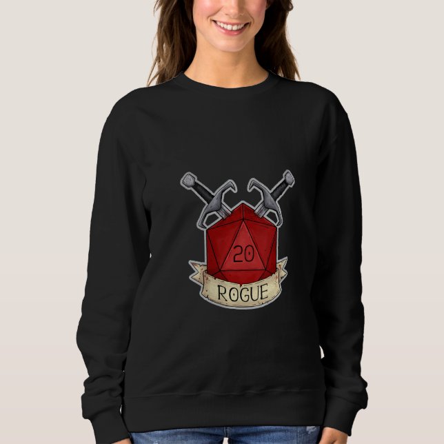 Sudadera Las Mujeres Ranas Funny Nerdy Gamer D20 Tabletop R (Anverso)