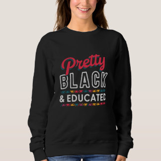 Sudadera Las Mujeres Regalan Bonito Negra Y Africano Educad