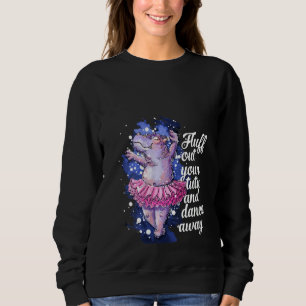 Sudadera Las mujeres salen volando su ballet Tutu bailando 