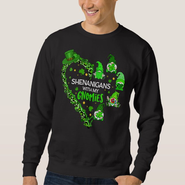 Sudadera Las mujeres se burlan de St Patrick's Day con mi (Anverso)