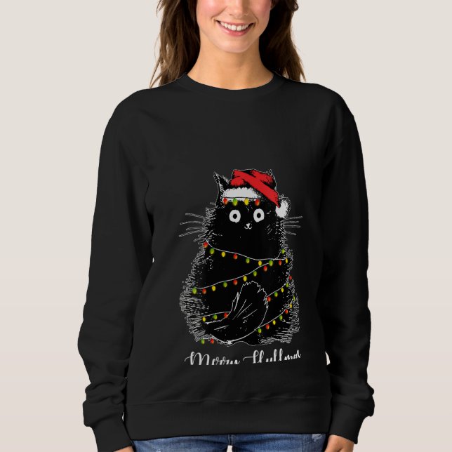 Sudadera Las Mujeres Se Mueren Con Gatos De Fluffmas De San (Anverso)