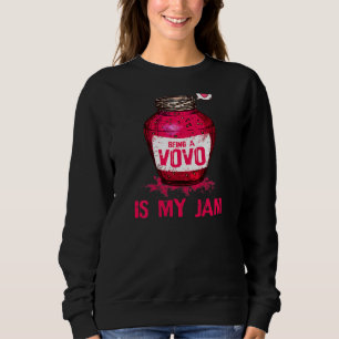 Sudadera Las Mujeres Ser Vómito Es Mi Jam Abuela Divertida 
