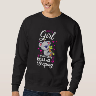 Sudadera Las mujeres son sólo una Chica que ama a Koalas du