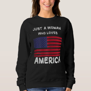 Sudadera Las mujeres son sólo una mujer que ama a Estados U