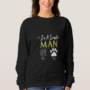 Sudadera Las Mujeres Soy Un Hombre Simple Ama A La Cerveza 